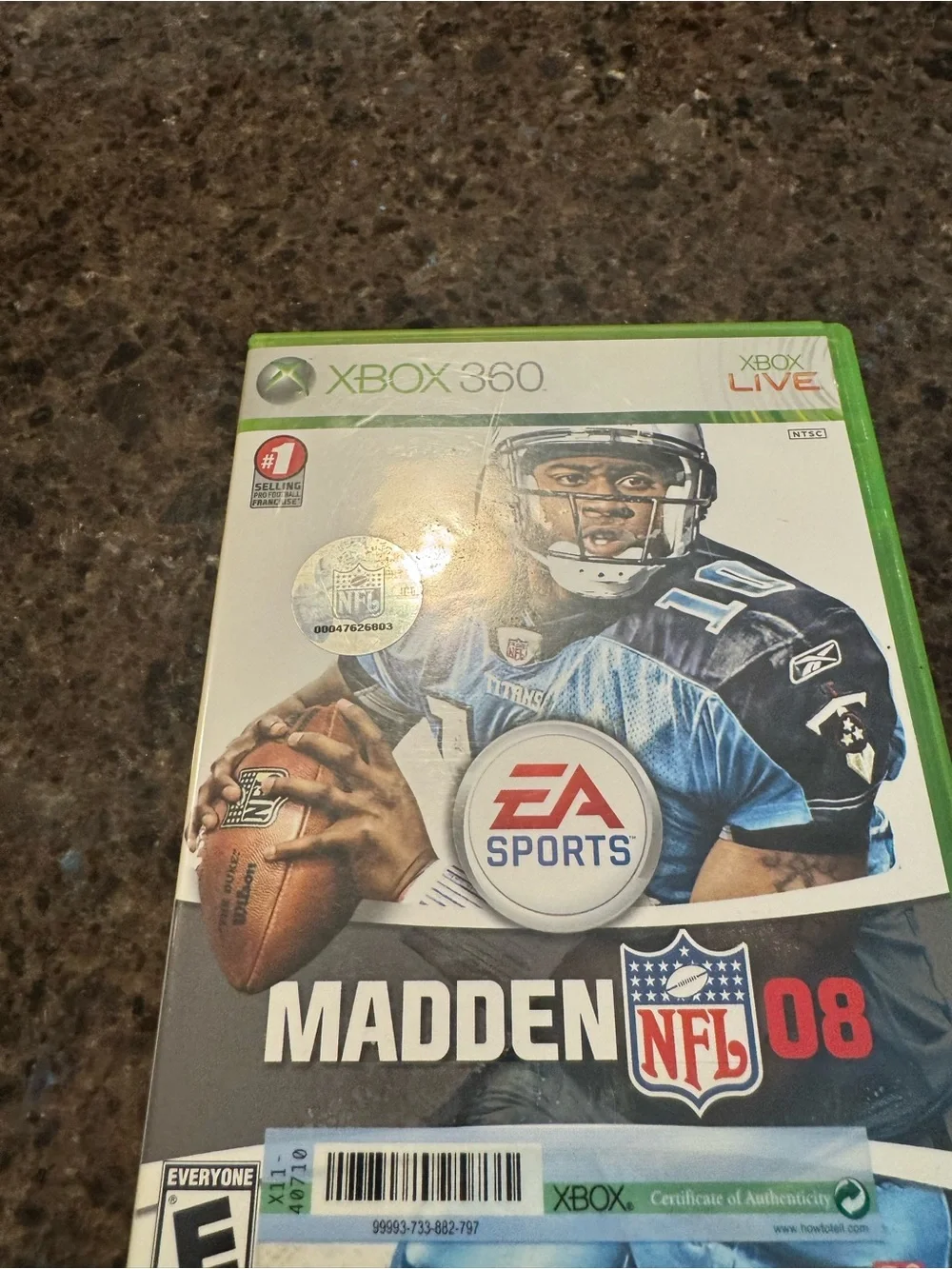 Madden NFL 08 Xbox 360 Video Game - Blue Cover